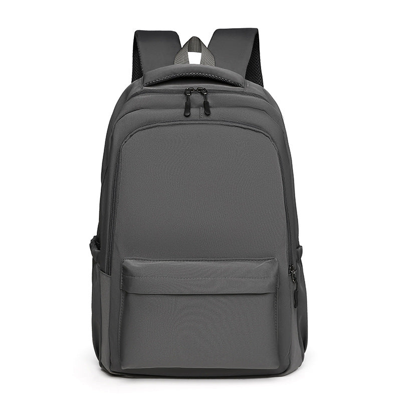 Cross-border fashion large-capacity couple backpack, simple commuter travel backpack, versatile trend high school student schoolbag