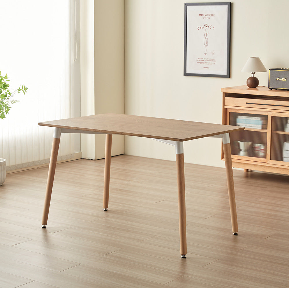 Wood dining tableexport solid wood dining tablefor home dining tablerectangular tablemoderncasual negotiation table