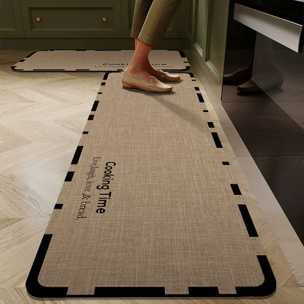 American kitchen special floor mat oil-absorbing water-absorbing diatom mud absorbent mat bathroom floor mat can be wiped leave-in non-slip carpet
