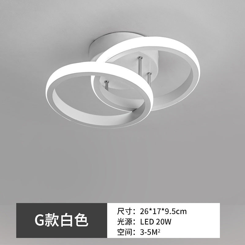 LED Aisle Light Modern Simple Entry Foyer Light Creative Balcony Light Nordic Smart Lighting