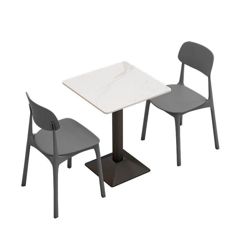 Company staff canteen catering snacks fast food restaurant dining table and chair commercial combination powder shop noodle shop restaurant restaurant school