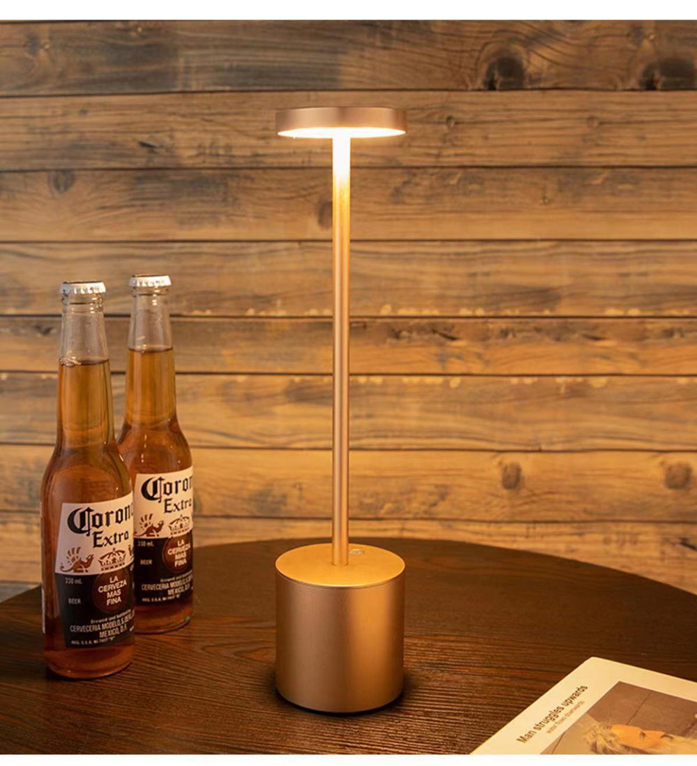 Rechargeable table lamp for restaurants, cafes, bars, and lounges - portable outdoor camping night light