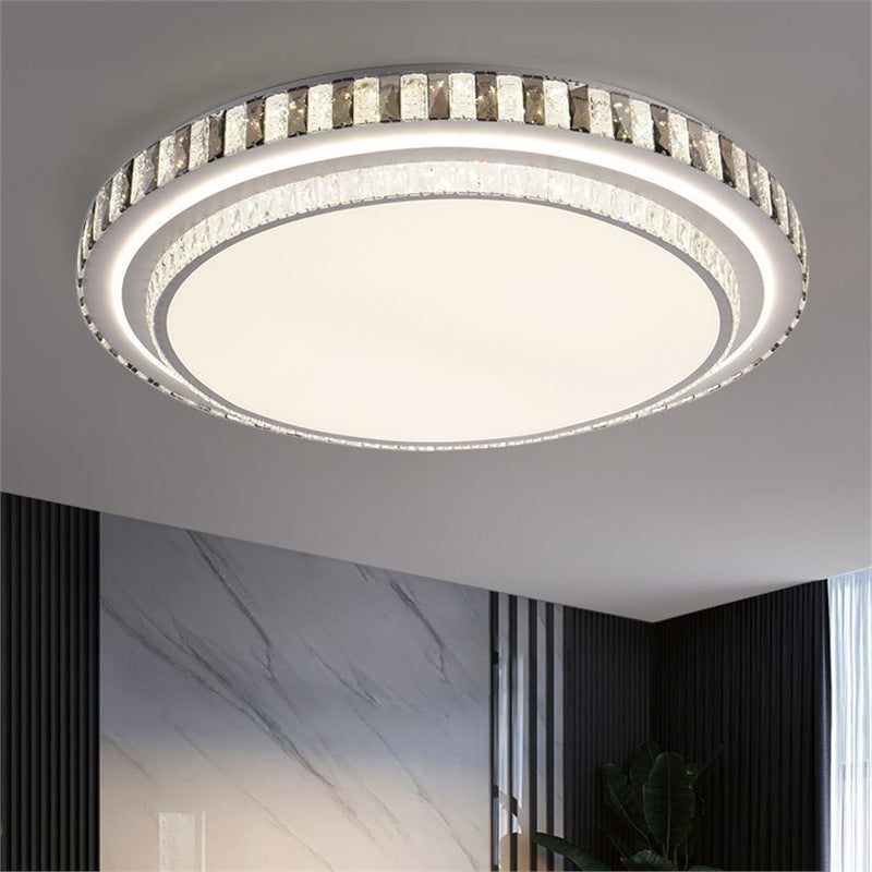 Led ceiling light round living room lamp 80cm minimalist modern elegant home bedroom light 1m large round room lighting fixture