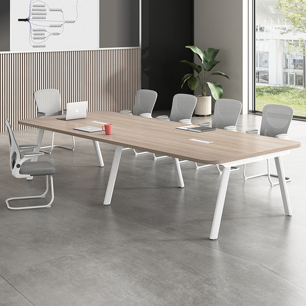 Office furniture new rectangular desk conference table long table simple modern conference negotiation table and chair combination