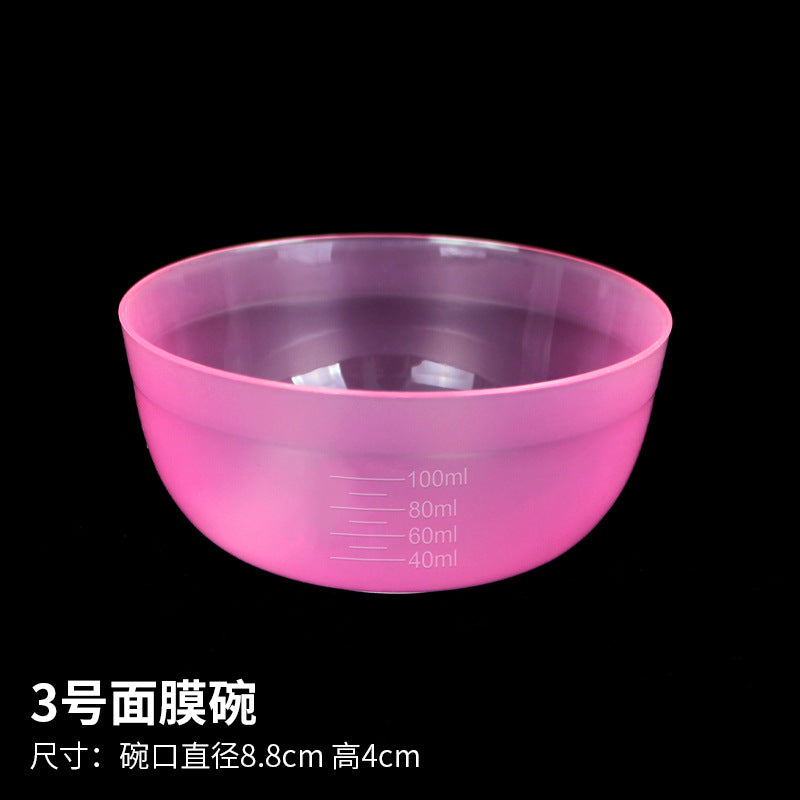 Mask mixing kit #3: mask bowl, mixing spatula, cosmetic bowl, plastic bowl, plastic spatula, scraper, beauty mixing bowl spoon