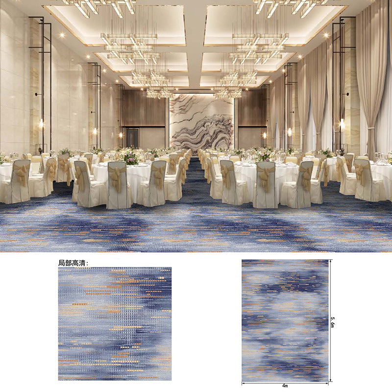 High-end nylon banquet carpet for hotels, stain-resistant and dirt-resistant, suitable for private rooms, conference halls, bedrooms, full coverage, large format, spliced, commercial use