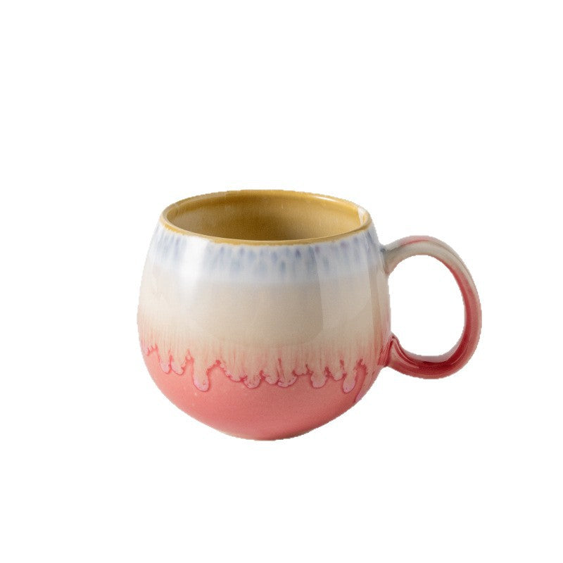 High-style, kiln-fired ceramic mug with a gradient design – perfect for a unique touch to your office afternoon tea. this generously sized mug is ideal for milk, coffee, or any beverage
