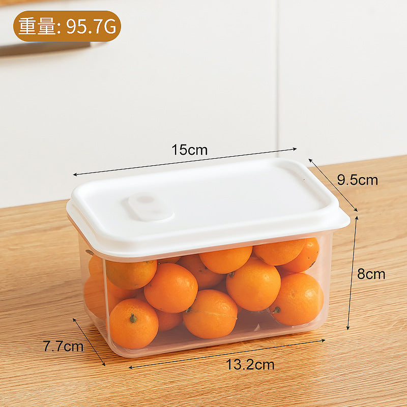 Kitchen Food Refrigerator Storage Box Transparent Sealed Fruit Food Fresh-keeping Box Food Grade Plastic Japanese Bento Box
