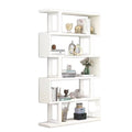 Bookshelf storage rack floor-standing iron art living room partition storage display shelf modern casual file multi-layer storage cabinet