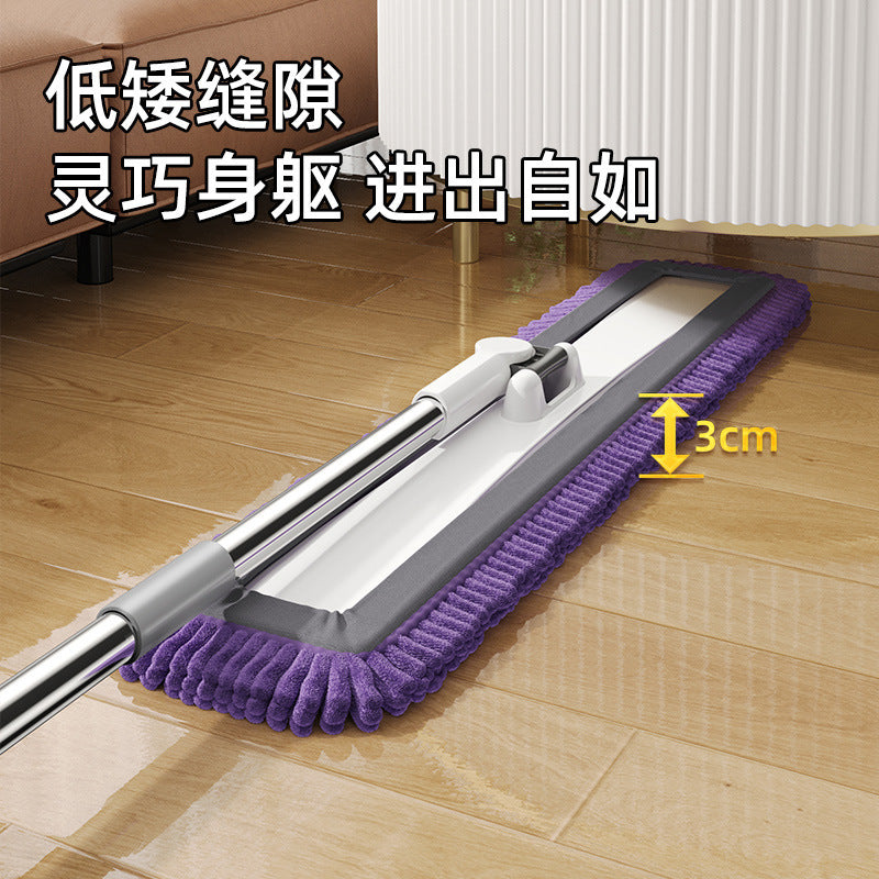 For homethickened chenille flat mop new arrival large panel one mop net hand wash free cleaning lazy handy gadget