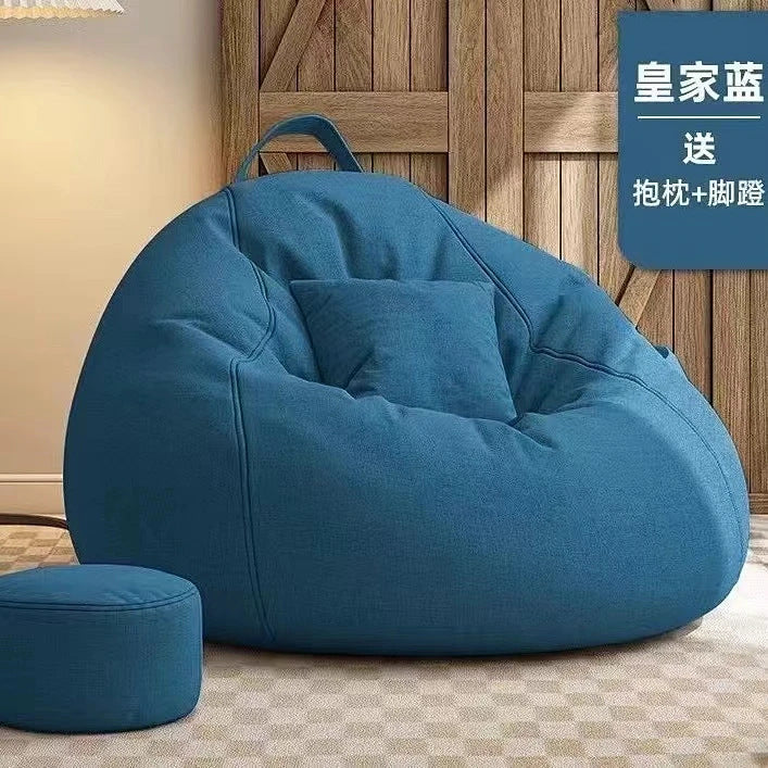 Factory direct lazy sofa single bean bag small apartment living room balcony chair bedroom tatami lounge chair pouf