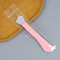 Rose pink rod double-ended silicone brush stick (diamond shape)
