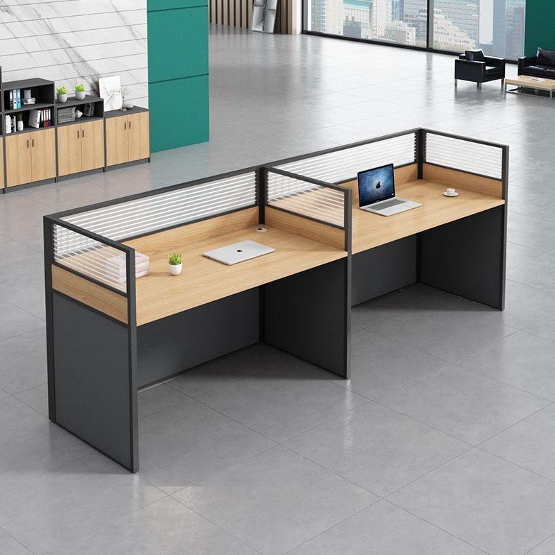 Executive office desk and chair set, four-seat partition, minimalist modern screened workstation, office computer desk for employees