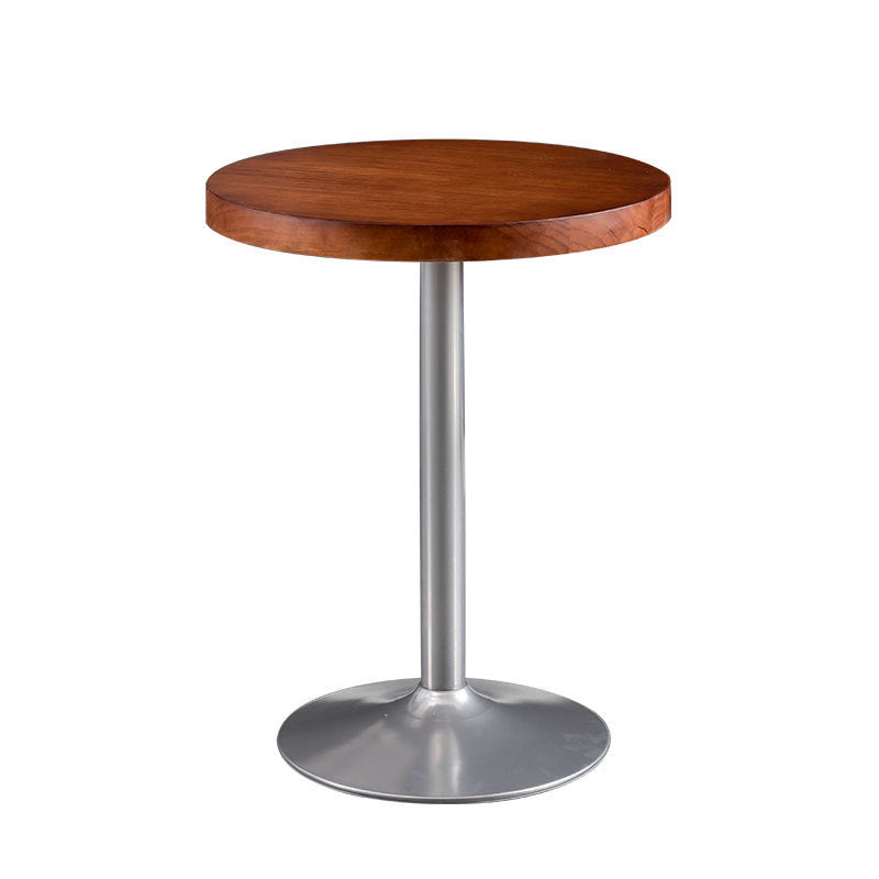 American dining chair LOFT solid wood table cafe dining table and chair combination restaurant bar industrial style wrought iron leisure table and chair