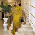 European and american cross-border women's clothing:  spring new arrival - elegant and chic ruched bodycon print midi dress