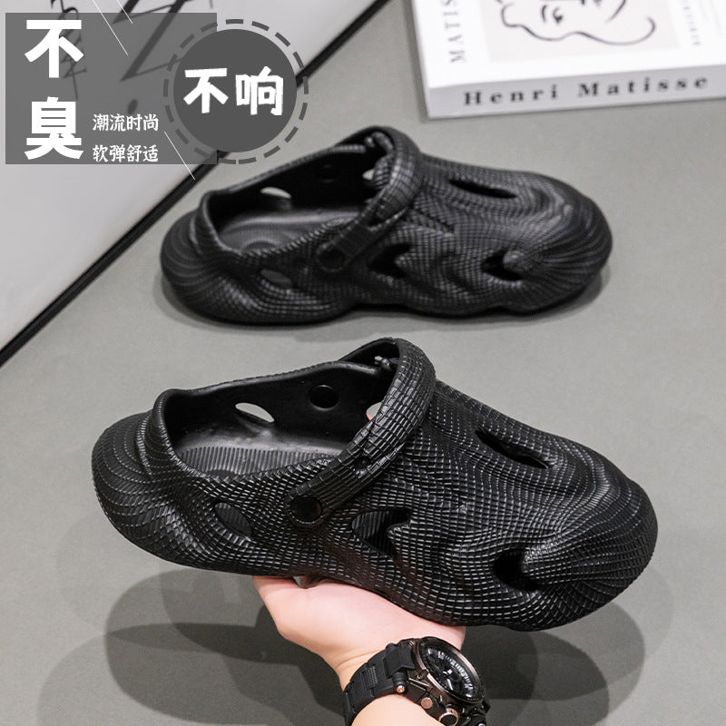 eva clogs men's summernew arrival slippers men's outdoor non-slip stepping on shit toe beach shoes men
