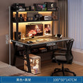 Desk bookshelf all-in-one table with perforated board modern casual bedroom gaming table student for home desktop computer table