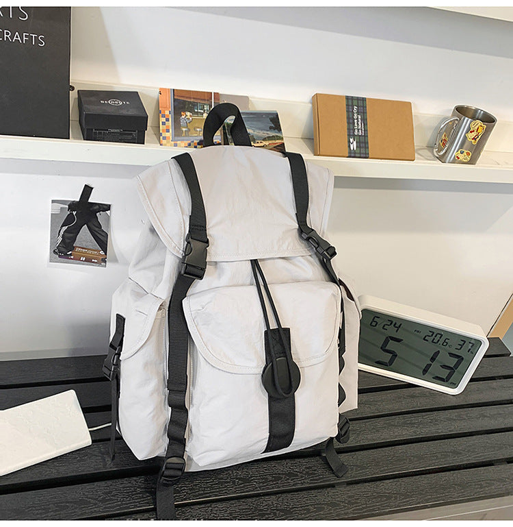 Large capacity travel backpack water-resistant nylon camping hiking backpack multifunctional outdoor sports mountaineering bag
