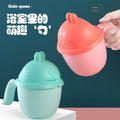 Baby bath water ladle spoon, infant shampoo cup, shower head, children's water scoop, plastic household small toy, bathing supplies