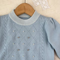 Spring autumnew arrivalgirlsweatersuitk-style baby girl round neck rhombus plaid pullover shirt plaid skirttwo-piece set