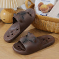 Capybara home waterproof slippers - women's indoor anti-slip soft sole bathroom bath slippers - student sandals