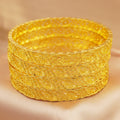 Wholesale 24k gold plated bangle bracelet - middle eastern dubai wedding nigerian women's bridal gold sand bangle jewelry wholesale