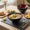 Retro style kiln discoloration clay hat bowl japanese restaurant high-looking ramen bowl home practical soup bowl noodle bowl