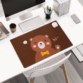 Heated mouse pad - large size, winter warm desk mat for office, student, computer, writing, hand warmer, electric heating