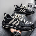 Spring new men's shoes 2026 soft sole leather sneakers fashion trendy casual shoes comfortable versatile low-top shoes for men