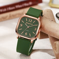 Square watch women's middle school students casual harajuku elegant small dial k-style artsyretro mori girl digital women's watch
