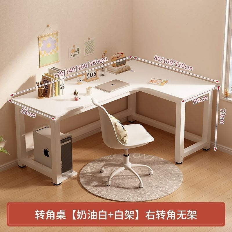 Corner gaming desk double computer desk desktop home desk bookshelf combination bedroom office desk writing desk gaming