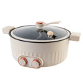 Yuanyang electric hot pot for home electric cooking pot multi-function all-in-one double switch large capacity electric non-stick small electric pot cross-border