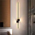 Wall lamp bench living room background wall grids modern casualnormcoreaccessible luxury one-shaped bedroom aisle bedside lamp