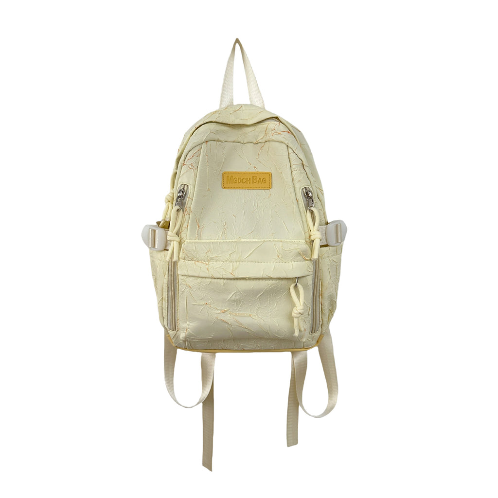 New small schoolbag for girls, simple and versatile for girls, college style, mini backpack, lightweight backpack.