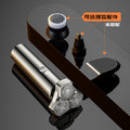 Smart anti-pinch shaver with floating magnetic triple heads, washable, led digital display, and multi-function design