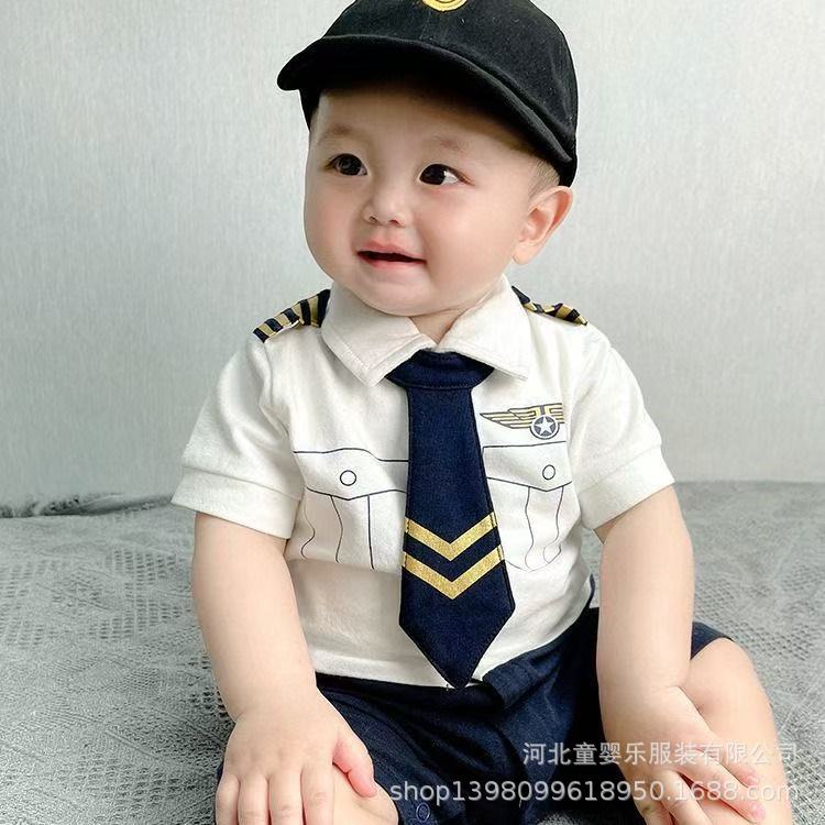 Baby outfit set: lightweight summer romper for newborns & toddlers (boys & girls)