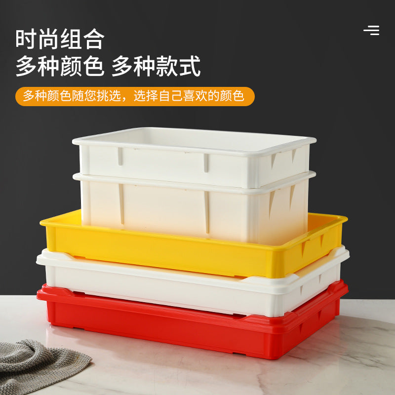 Food Grade Dough Fermentation Box Large Pizza Bread Storage Box Stacked Wake Up Noodle Box Baking Dough Turnover Box