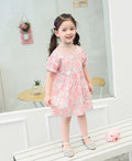 Pink flower princess dress