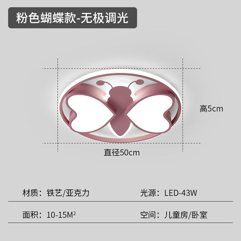 Children's room lighting boys and girls bedroom room light simple modern creative personality cartoon ceiling lamp