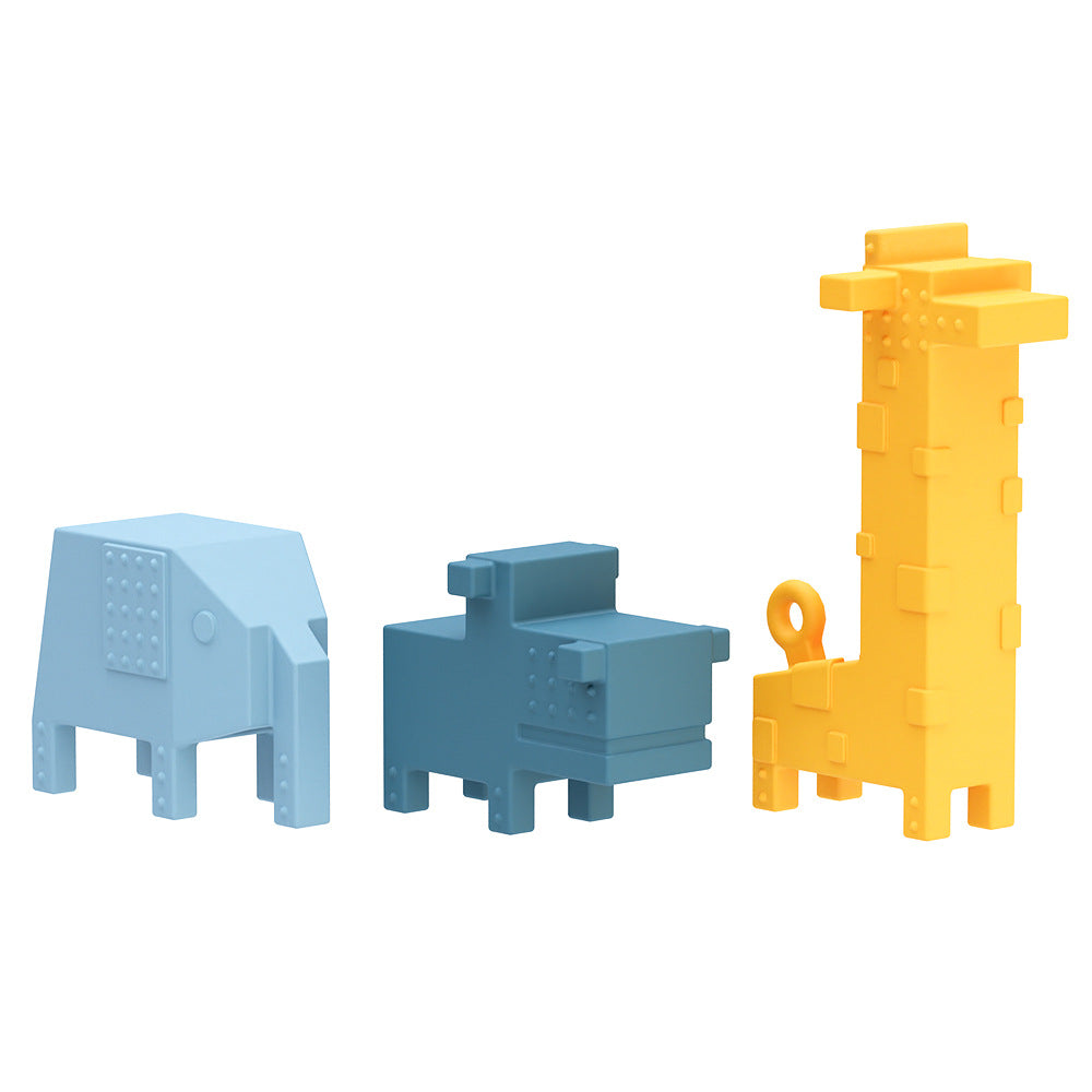 Cross-border silicone toothpaste combination set, fruit toothpaste, animal toothpaste, gamepad, tooth grinding stick, baby biting glue