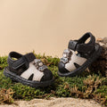Jiaojiao shoes baby boy shoes soft bottom baby toddler shoes kids toe cap sandals 0-1 years old 2 non-slip boys and girls summer
