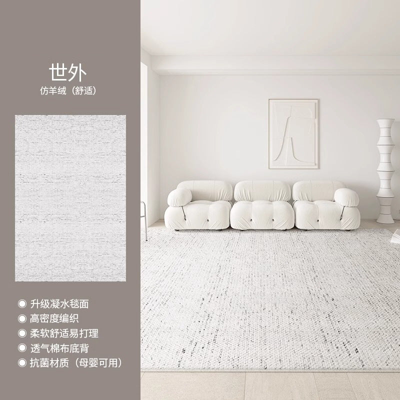 Cream style carpet living room classy new home carpet large area waterproof washable bedroom floor mat