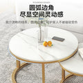 Accessible luxury small coffee table mini coffee table small apartment living room for home tea table casual rental house simple small round table