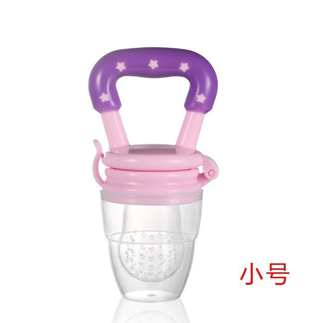 English card pack, baby fruit and vegetable music, fruit complementary food star bite music, silicone mesh bag baby chewing and feeding