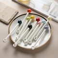 New macaron color milk powder mixing stick, high-value ceramic milk stirrer, multi-purpose mixing rod, underglaze color, milk powder stirrer
