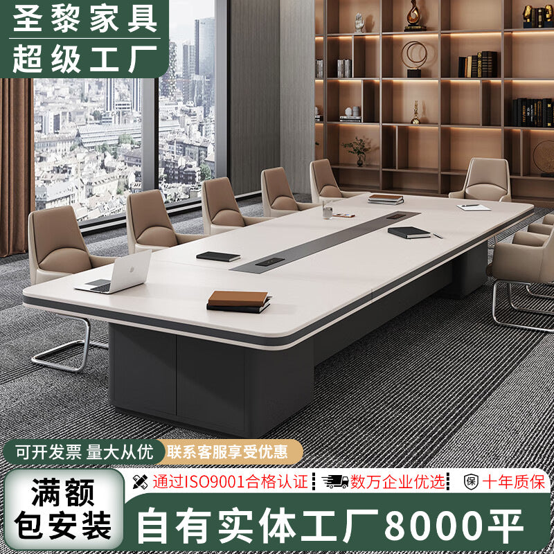Saint li office executive desk conference table meeting room table and chair set furniture large employee training table
