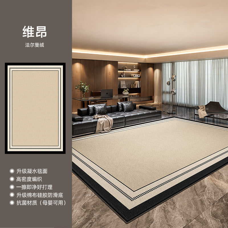 Carpet living room italian normcore no-wash and wipeable coffee table sofa floor mat accessible luxury stain-resistant bedroom carpet large area