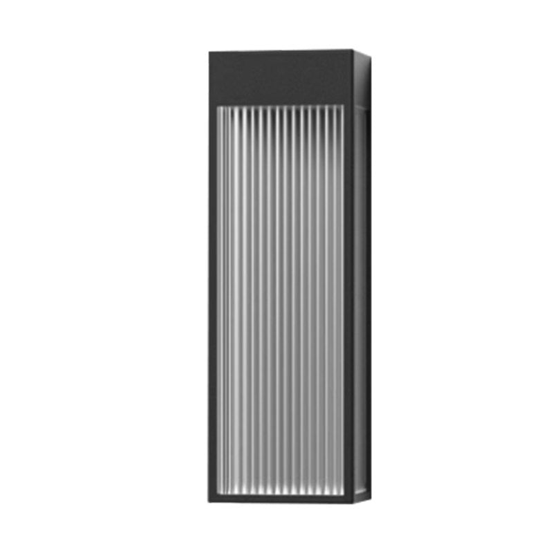 Outdoor solar wall light - modern minimalist style, waterproof, for villa gate, garden exterior, and courtyard lighting