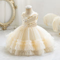 Ready-to-ship new children's formal dress - tulle cake sequin princess dress for baby girls' first birthday - girl dress