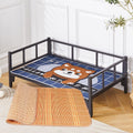 Pet iron bed neutral dog house bed off the subway art large, medium and small dogs teddy french fighting all year roundneutral dog house bed frame